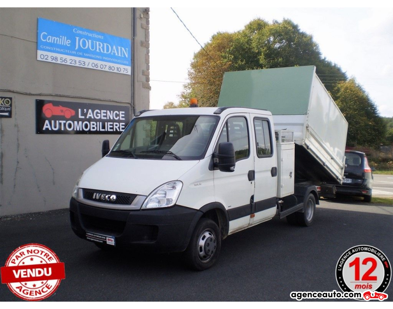 Achat voiture occasion, Auto occasion pas cher | Agence Auto Iveco Daily 35C15 DC CABINE BENNE & COFFRE Violet Année 2009 Manuelle Diesel
